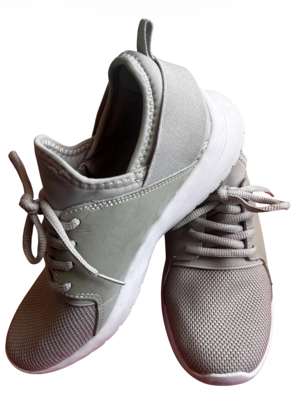 Crane Women’s Grey Lightweight Mesh Slip On Sneakers